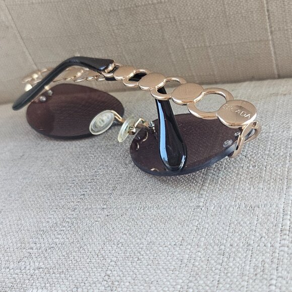 Vintage Escada Women Rimless Sunglasses E1198 Eyeglasses Gold Frame main image 5
